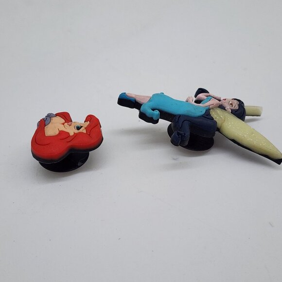 Jibbitz Crock Bracelet Shoe Pin Button Tinker Bell and Ariel - Picture 6 of 7